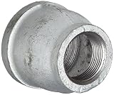 Anvil 8700135752, Malleable Iron Pipe Fitting, Reducer Coupling, 1-1/2" x 3/4" NPT Female, Galvanize