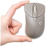 サンワダイレクト Bluetoothマウス 静音 小型 マルチペアリング iOS対応 dpi切替 ブルーLED グレージュ 400-MABTIP3GG