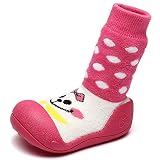 （ウィロース）VILOCYベビーフィート　ベビーファーストシューズ　ベビーシューズ　ラバー底ソックス　ロザリオ　14.5cm