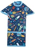AM PM Kids! Short Sleeved Toddler Laminated Bib, Outer Space by AM PM Kids!