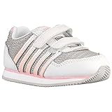 （ケースイス）K_Swiss 09.0 WhiteCrystal RoseGrey s new haven girls' toddler ベビー 赤ちゃん キッズ - white ホワイト / pin