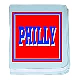 CafePress – Philadelphia – スーパーソフトベビー毛布、新生児おくるみ ブルー 056101015825CD2