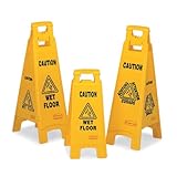 Rubbermaid床サイン – Closed – multi-lingual – 25 " H