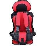 TiTi チャイルドシート トラベルベスト ジュニアシート ジュニアプラス 1歳頃から (赤)