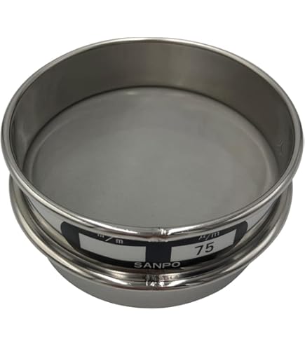 Amazon | サンポー ステンレスふるい 200×60 1mm/5-3293-29 | 実験用