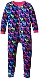 Hatley ハットレイ ベビー女の子 すべりどめ足付ジップアップ・マイクロフリース・ロンパース、カラフル・バンビ 90cm 、2Y(89cm) マルチカラー 100%綿 DRBDEER001