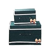 生活雑貨/収納雑貨 可愛い インテリア 収納ケース・ボックス・チェスト・衣装ケース・アクセサリー 収納・インナーボックス・カラーボックス 蓋付き（大小2個）