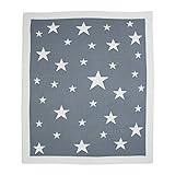 (ウィーゴアミーゴ) weegoamigo コットンニットブランケット Cotton Knit Blankets ステラチャコール 2535