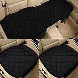 Sedeta 3PCSシルクベルベット自動車インテリアカー自動車フロントリアシートプロテクターカバークッションマットインテリアベビー用 カーシートクッションカバーショップ カーシートカバークッション 