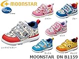ムーンスター スニーカー キッズ ディズニー Disney DN B1159 13.5 cm レッド×アイボリー