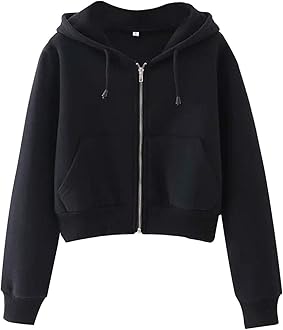 cropped jumper drawstring