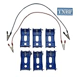 TNBF 単一 電池 箱 ボックス 直列 並列 接続 ミニ 四駆 モーター ならし 慣 一式 セット バッテリー でんち 青 6個