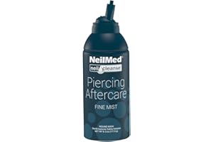 NeilMed NeilCleanse Piercing Aftercare, Fine Mist, 6.3 Fluid Ounce