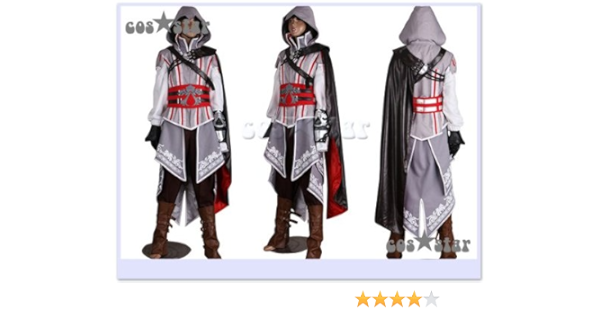 Amazon アサシンクリード2 エツィオ アウディトーレ ダ フィレンツェ風 コスプレ衣装 男性オーダーサイズ コスプレ 仮装 通販