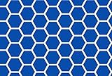 SheetWorld Fitted Pack N Play (Graco) Sheet - Royal Blue Honeycomb - Made In USA by sheetworld