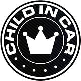 CHILD IN CARマグネット（ホワイト）