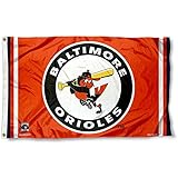 Baltimore Oriolesヴィンテージフラグとバナー