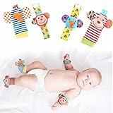 ベビー用ガラガラ 赤ちゃん靴下 手首のラトル コットンソックス 出産お祝い