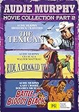3 Movies - Audie Murphy Collection PART 2 - The Texican / Ride a Crooked Trail / Battle at Bloody Beach - DVD Set