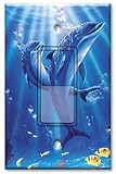 Printedデコラロッカースタイルスイッチwith Matching壁プレート – Sunlit Dolphins