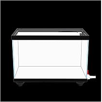 白磁亀形水注　ガラスケース入り Amazon | 29*19*19cm 水亀 水槽 小型水ガメに適しています 亀