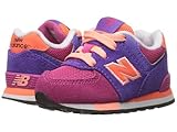 (ニューバランス) New Balance キッズランニングシューズ・・スニーカー・靴 KL574v1 (Infant/Toddler) Pink/Purple 7 Toddler n/a W [並行