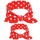 Sasairy ベビー キッズ ヘアバンド ヘアアクセサリ 親子 2枚セット 赤ちゃん用 ベビー用 子供髪飾り お洒落 ァッション誕生日のプレゼント
