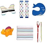 ラヴィギフト6点セットクッション アーバン マルチ クジラ 恐竜A 腹巻ボーダー ホルダーレインボー lv-g05‐41