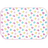 GZQベビーチェンジマットコットンリユーザブル幼児尿のおむつパッド柔らかい通気性のホームと旅行のための (L)