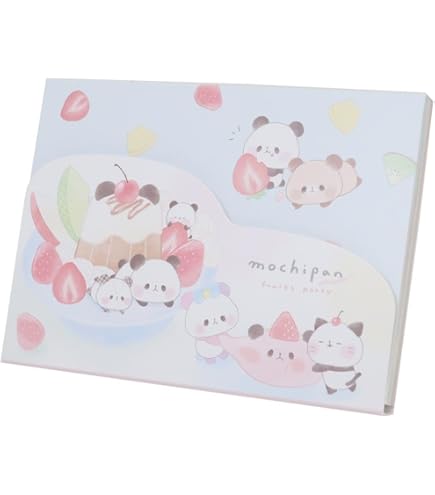 フルーツパフェ　ダイカット　メモ　メモ帳　カミオジャパン　平成レトロ　パンダ フルーツパフェ ダイカット メモ メモ帳 カミオジャパン 平成