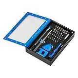 サンワダイレクト ドライバーセット 37in1 マグネタイザー オープナー ヘラ ピンセット 800-TK034