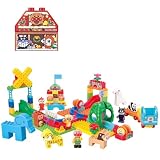 [バンダイ(BANDAI)] Blocklabo ブロックラボ アンパンマン アンパンマンころころブロック あそびがたくさん! もっところころ! どうぶつえんDX(特典:2024年冬 アンパンマンクリスマスブロック) 対象年齢 3才以上