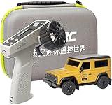 LDARC 1:64 Scale Mini RC Truck RTR RC Rock Crawler 2.4GHZ Hobby Grade Remote Control Car Model Vehicle RC Buggy (R01-イエロー)