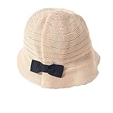 Spinas(スピナス) キッズ ベビー 帽子 ハット バック リボン サイズ 調節 海 ビーチ 旅行　おしゃれ 帽子 かわいい 日よけ UVカット 熱中症 防止 おでかけ ガール 女の子 全5色 ベ