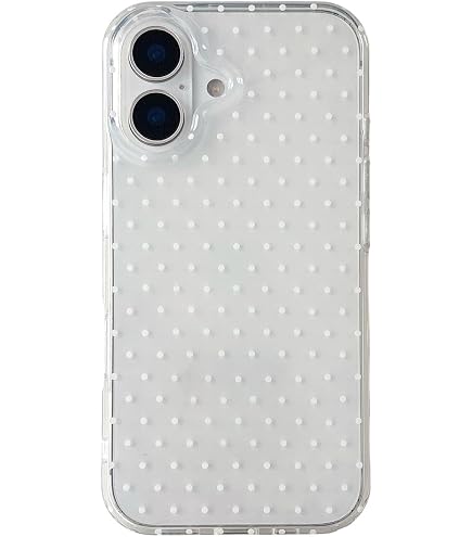 Amazon.co.jp: UEEBAI 対応 iPhone 17 用の ケース TPU ドット柄