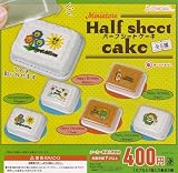 ミニチュアハーフシートケーキ [全5種セット(フルコンプ)]J.DREAM ガチャガチャ カプセルトイ