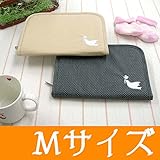 0017 〔Mサイズ〕 ジャバラ タイプ 母子手帳ケース ナチュラルな雰囲気が かわいい ハト刺繍 母子健康手帳 じゃばら 母子手帳ケース<br/> 敏感肌 【ローズマダム rosemadame マタ