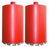 2本セット 外径182mm ダイヤモンド コアビット ドリル 湿式 Aロット 有効長265mm　プロ仕様 実績豊富！ (2)