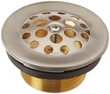 Jones Stephens P35613 1 1/2-Inch Satin Nickel Trip Lever Drain Body [並行輸入品]