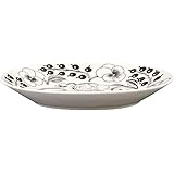 [ アラビア ] Arabia 皿 25cm パラティッシ プレート オーバル ブラック Paratiisi Plate Oval Black & White 中皿 ブラパラ 食器 磁器 フィンランド 北欧 プレゼント 1005394 / 64118