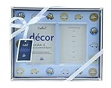Cudlie! Decor Baby Boy's First Photo Handprint Footprint Frame by Cudlie