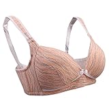 Prettyia 産後　産前　ノンワイヤー　授乳　前開き　ブラジャー　ブラ　快適　全4パタン5サイズ　綿　 - ドット, 75C