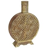 Nearly Natural 524 Open Weave Decorative Vase, Brown by Nearly Natural [並行輸入品]