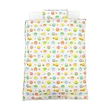 西川 リビング はじめてのふとん ミニサイズ ベビー布団 6点セット ぽんぽん 【日本製】 ホワイト