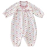 赤ちゃんの城 ツーウェイドレス 花リボン 50～70 アイボリー