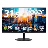 Acer モニター SA2 31.5インチ フルHD IPS 非光沢 NTSC 72% HDMI 1.4 ミニD-Sub AMD FreeSync VESAマウント対応 SA322QAbi