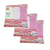 9枚組一発トイトレ完了セット　3層トレーニングパンツ女の子カラー　3色3枚組×3セット90㎝95㎝ (95cm) [並行輸入品]
