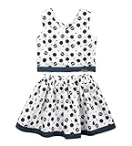 (ウォ２U)Woo2u 女の子 子供 ガールズ 可愛い 春夏 スポーツ 通園 入園式 トップス ブラウス 上着 カジュアル Tシャツ タンクトップ スカート ドレス 2点セット 130