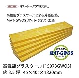【旭ファイバーグラス】MAT-GWOS（マットジオス）ボード[15073]3.5坪　45×405×1820mm[15073GWOS]