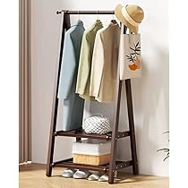 モモナチュラル　木製２段ハンガーラック 楽天市場】木製ハンガーラック ハンガーラック 2段タイプ